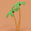 3D Cartoon Palm Tree model