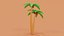3D Cartoon Palm Tree model