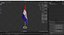 Table Flag Eropean Union Countries 3D model