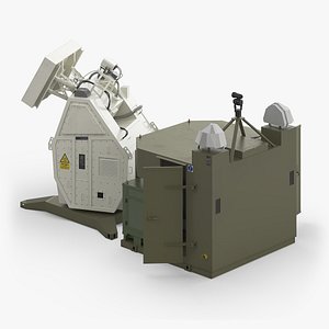 Rapid Defense Laser Platform Rigged for Cinema 4D