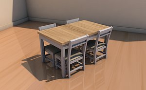 Table with cadiras