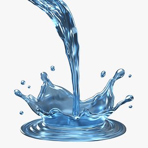 Splash Water 14 3D model