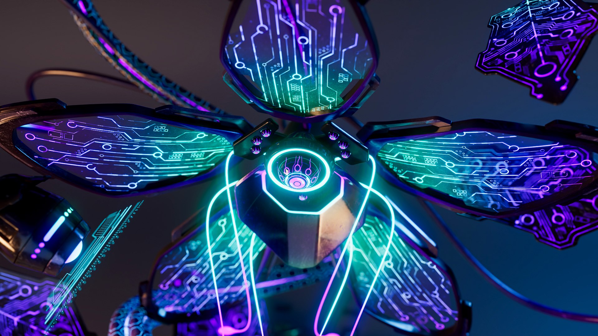3D Synthetic Life - Stylized Plant - Flower Model - TurboSquid 2504362