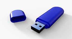 usb key 3D model