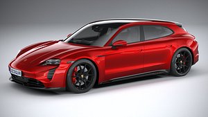 Porsche Taycan GTS Cross Turismo 2022 3D model