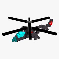 Game Ready Kamov Ka52 Alligator Hokum-B - pixelated