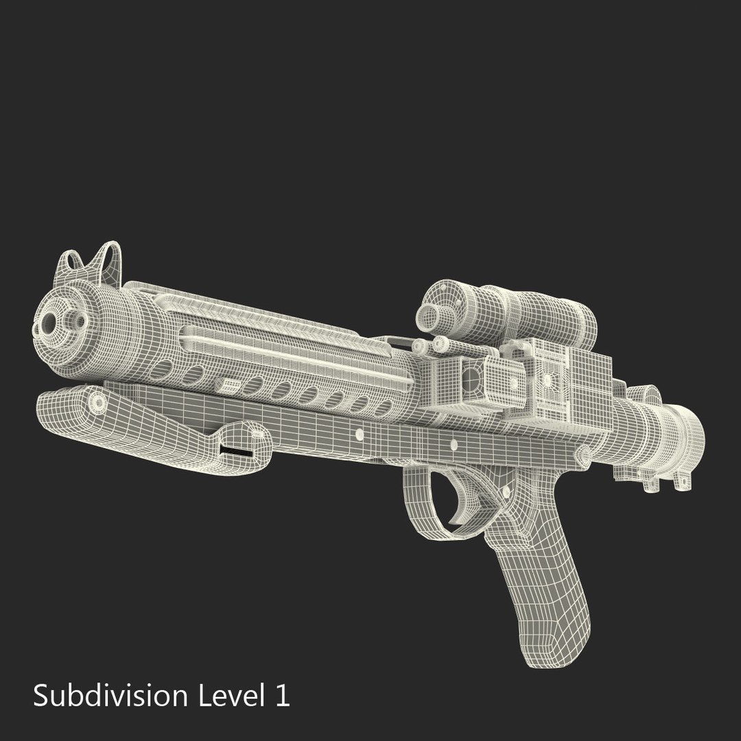 star wars stormtrooper gun 3d max