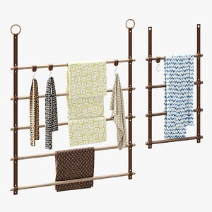 3D Hanging Blanket Ladder model