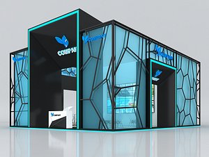 3D booth exhibit stand