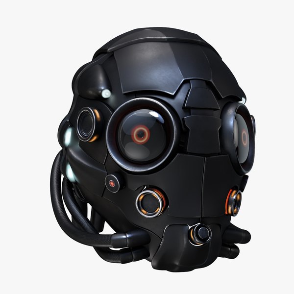 3d model sci-fi helmet 2