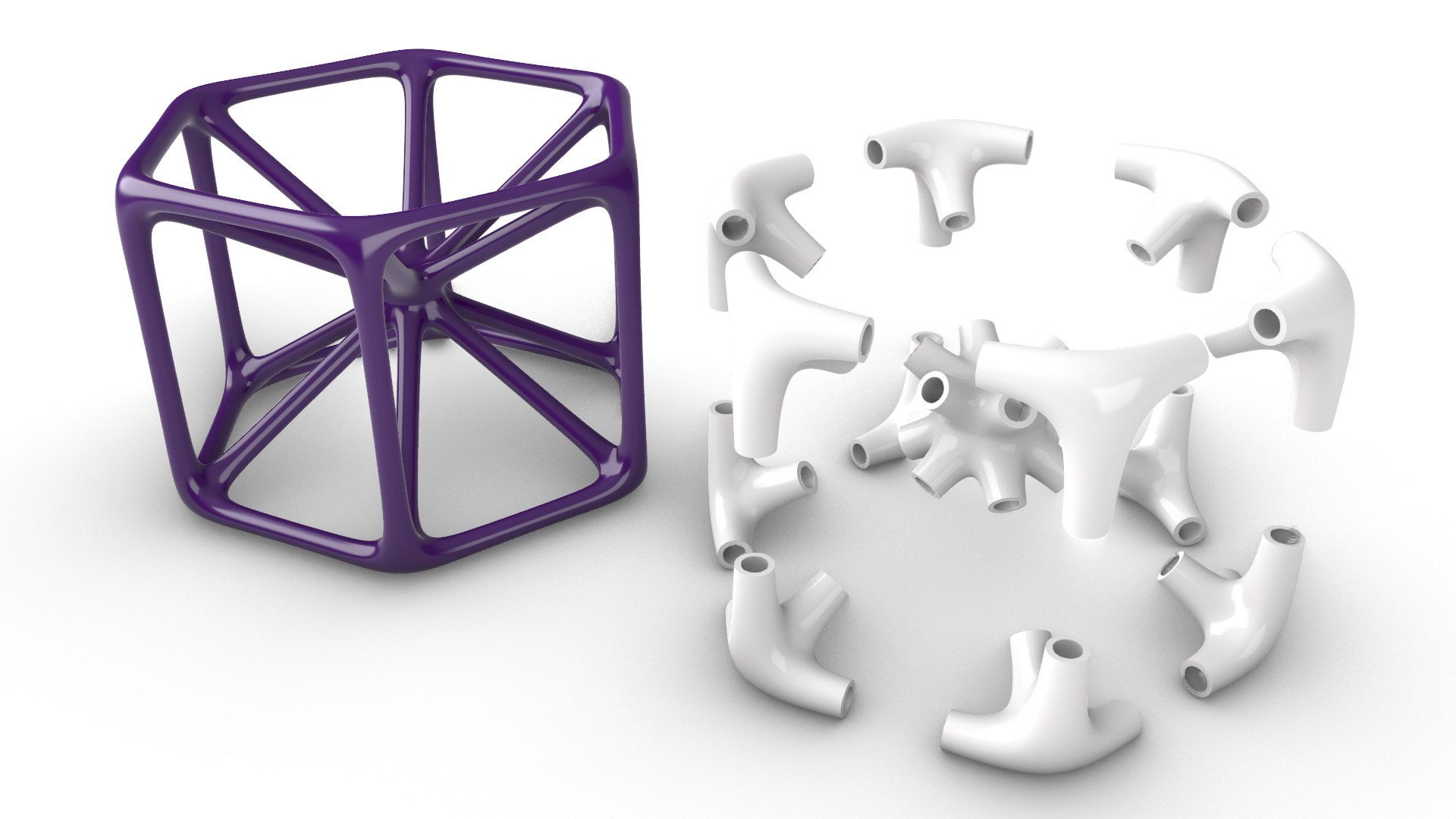 3D Math Sci-Fi Geometry 23 - TurboSquid 2197594