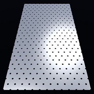 Perforated panel with 6 percent opening 25O92