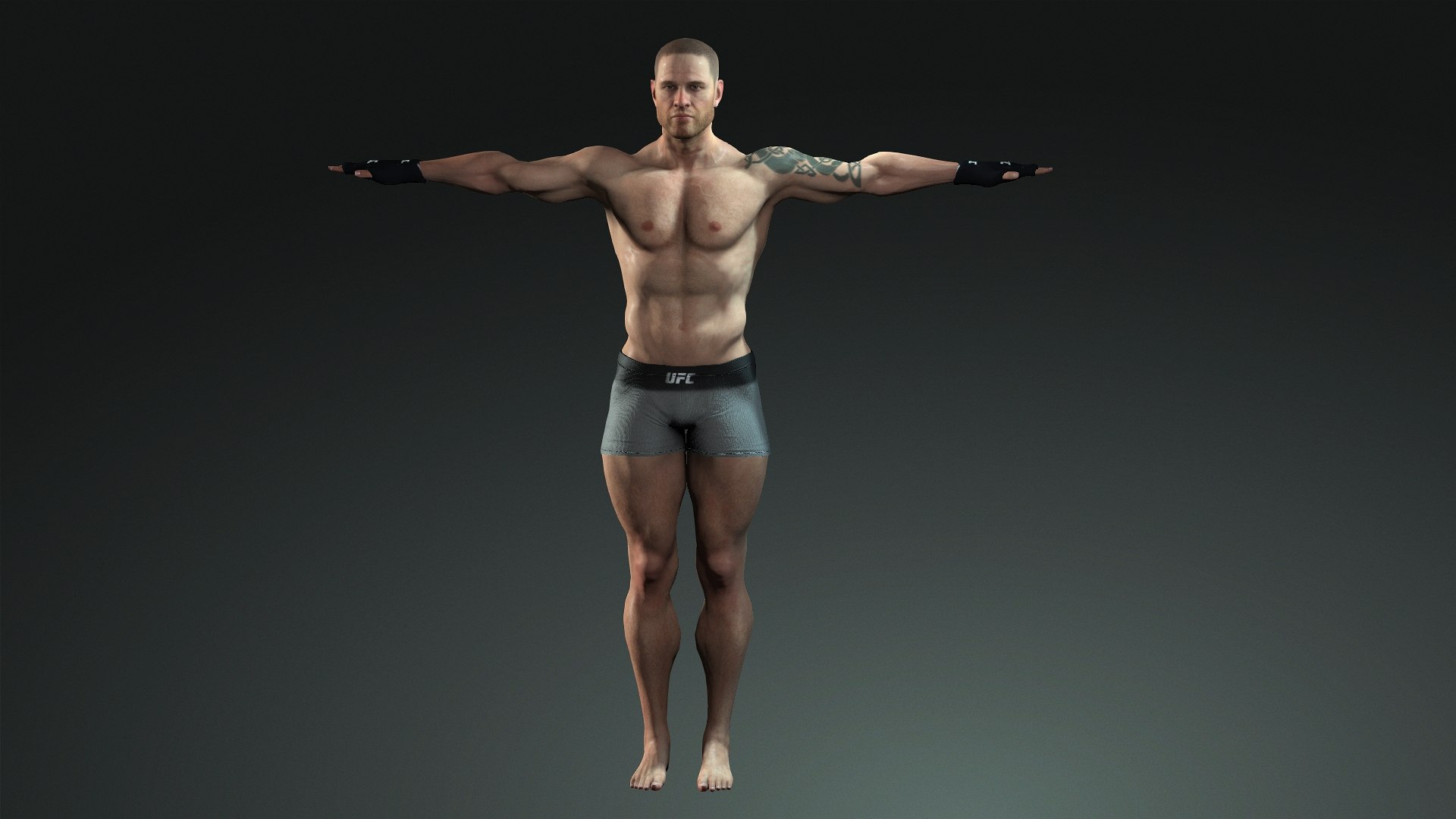 UFC Fighter 3D Model - TurboSquid 1757049