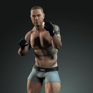 UFC Fighter 3D model