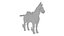 Cheval sellé