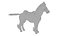 Cheval sellé