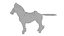 Cheval sellé