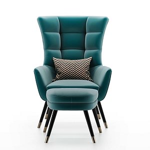 3D armchair chair