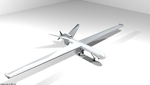 3D model uav drone