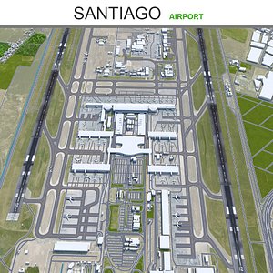 Santiago Airport model