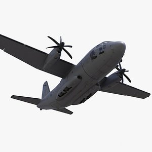 Aircraft Alenia C-27J Spartan Greece Rigged 3D