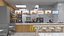 McDonalds Restaurant with interior 3d Model 3D model