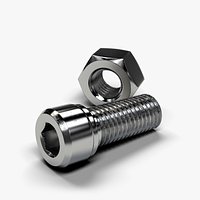 DIN 912 Bolt with DIN 555 Nut