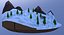 House and Mountains