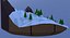 House and Mountains