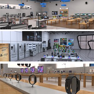 3D electronics stores