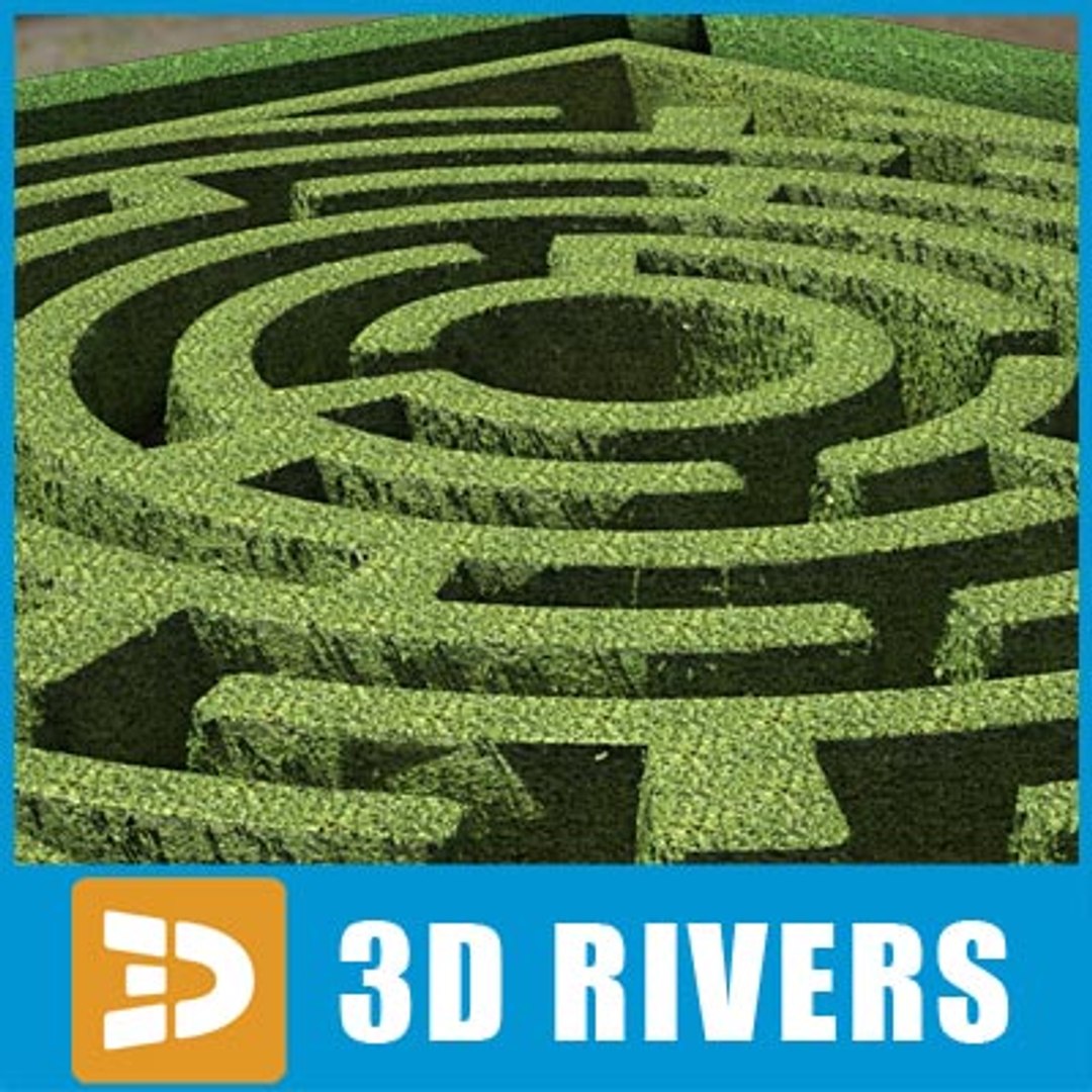 3d Garden Maze Model