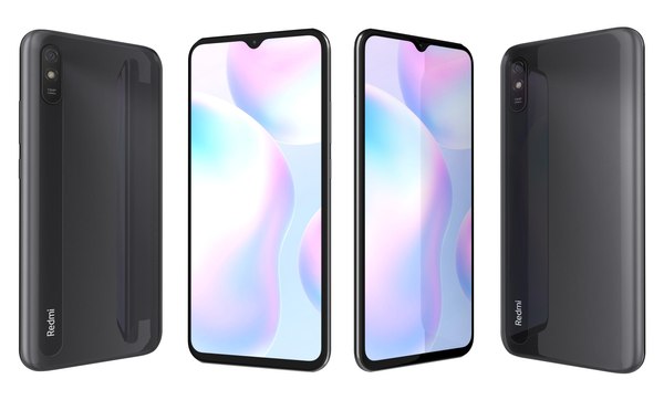 Xiaomi Redmi 9A Carbon Gray 3D model