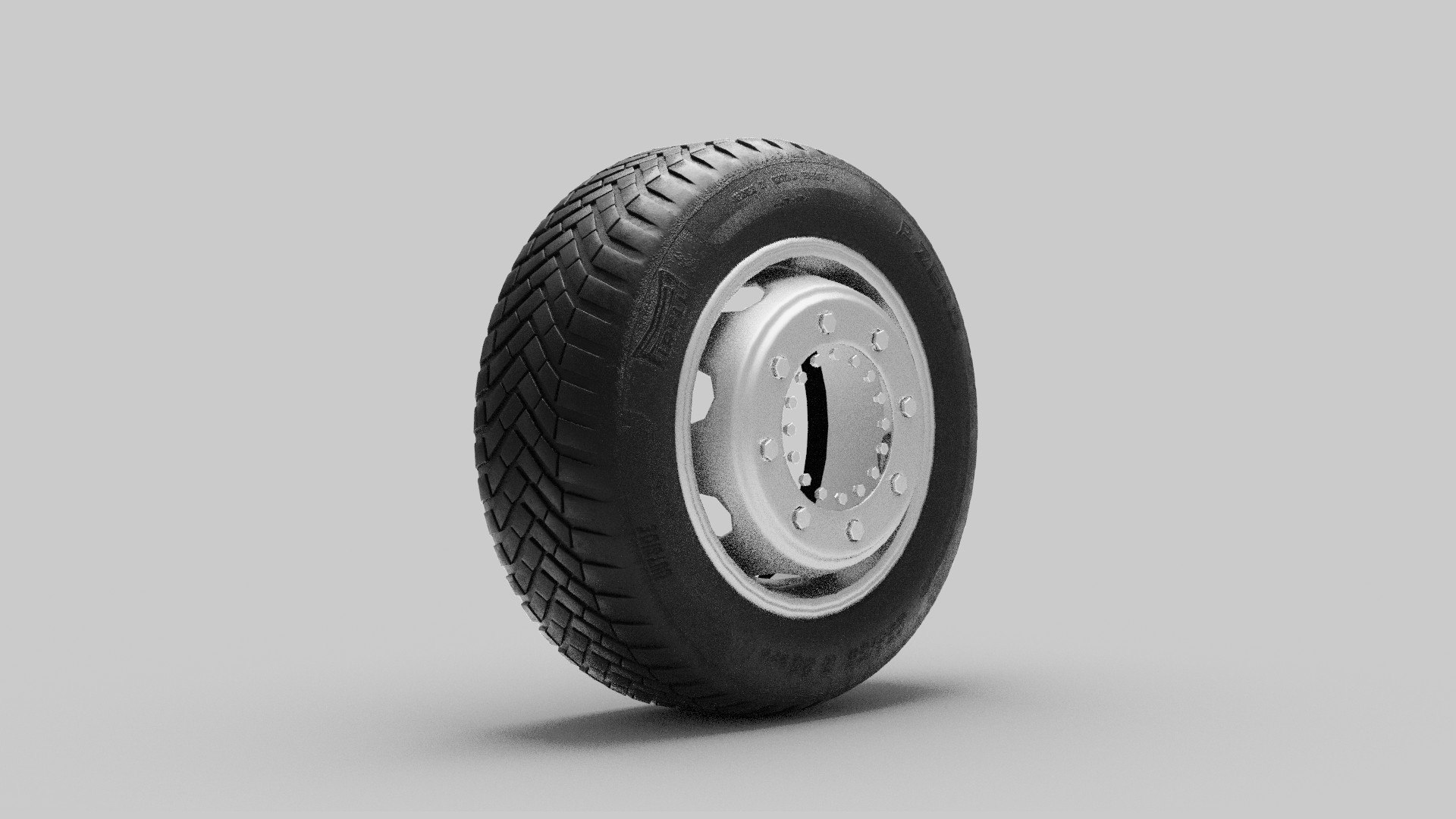 Car Volvo FM9 Tipper Wheel With Rim 3D Model - TurboSquid 2146462