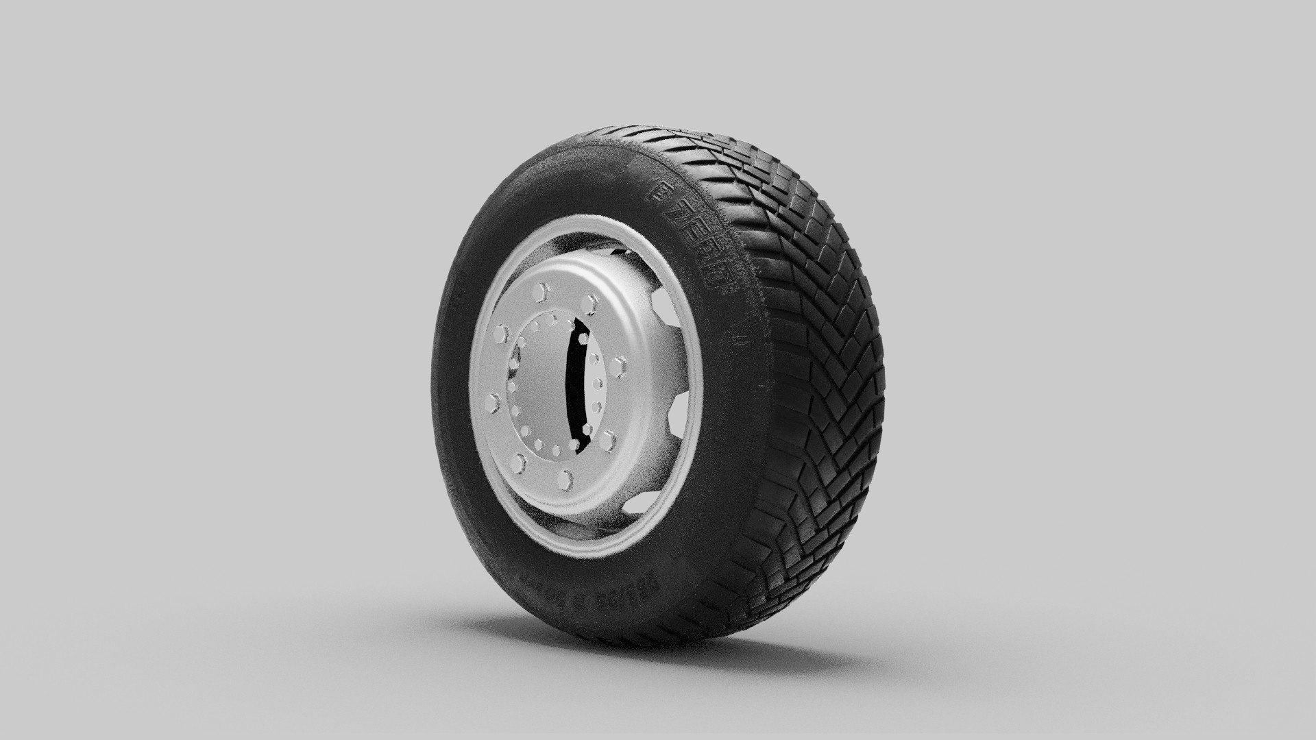 Car Volvo FM9 Tipper Wheel With Rim 3D Model - TurboSquid 2146462