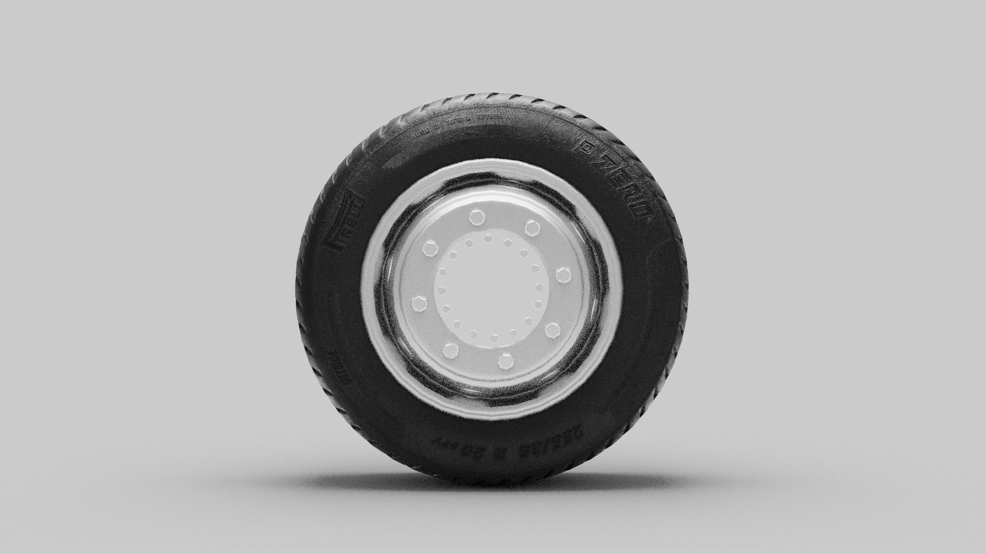 Car Volvo FM9 Tipper Wheel With Rim 3D Model - TurboSquid 2146462