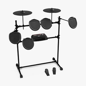 Professional Electric Drum Kit Pyle Pro PED04 3D Model