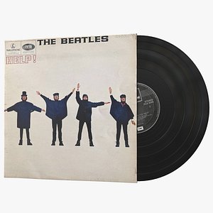 The Beatles Vinyl Album Cover