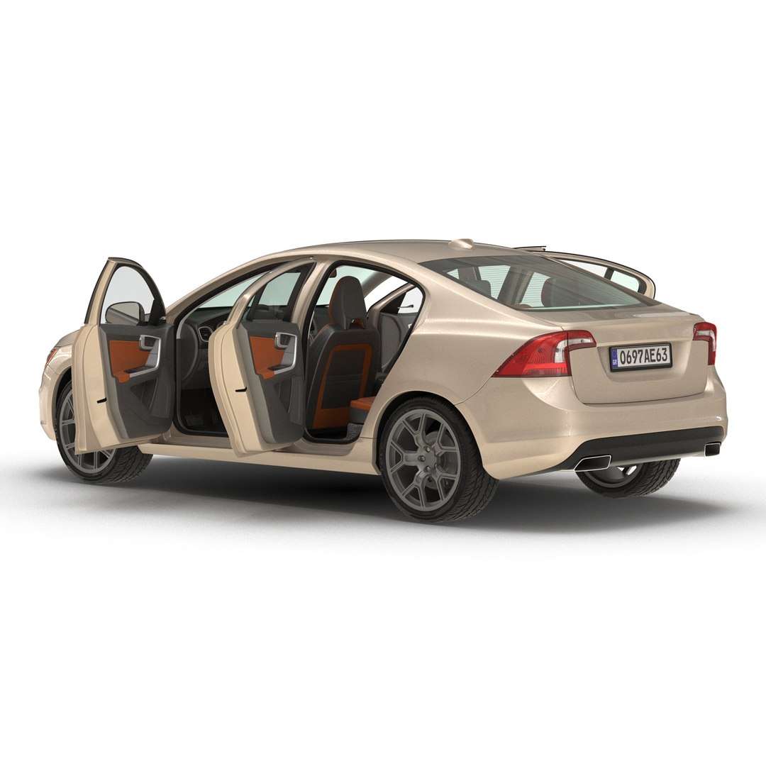 Generic Sedan 3 3d Model