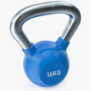 Strength Training Vinyl Coated Kettlebell 16kg