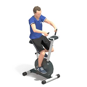 3D animations exercise man