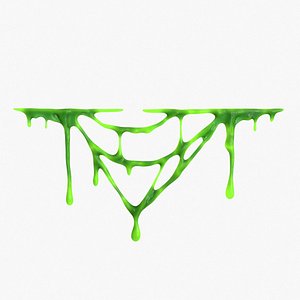 3D Green Slime v3 model