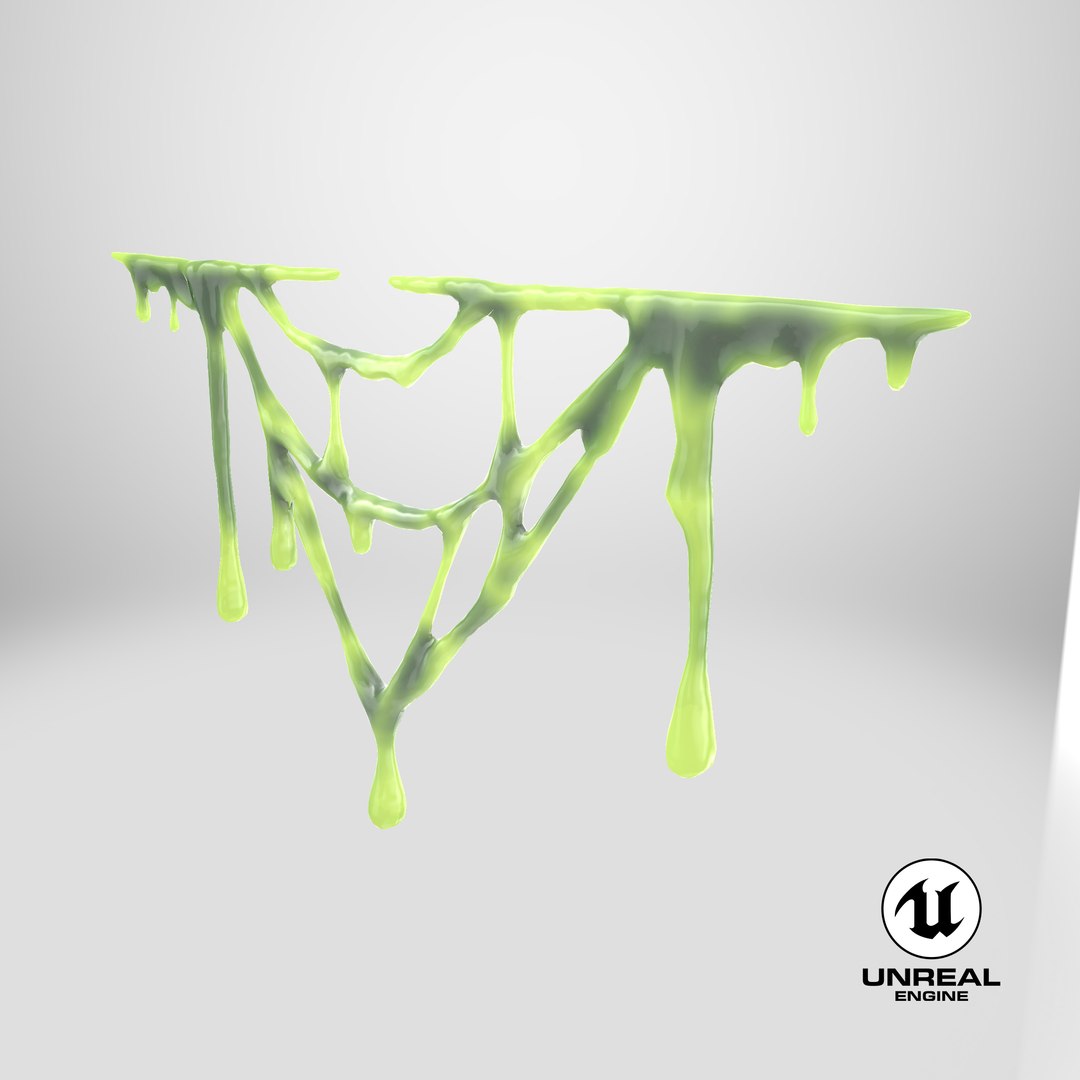 3D Green Slime V3 Model - TurboSquid 2183976