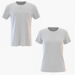 Men and Women Round Neck T-shirt