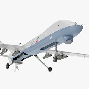 Iranian Dron Qods Mohajer 10 Blue