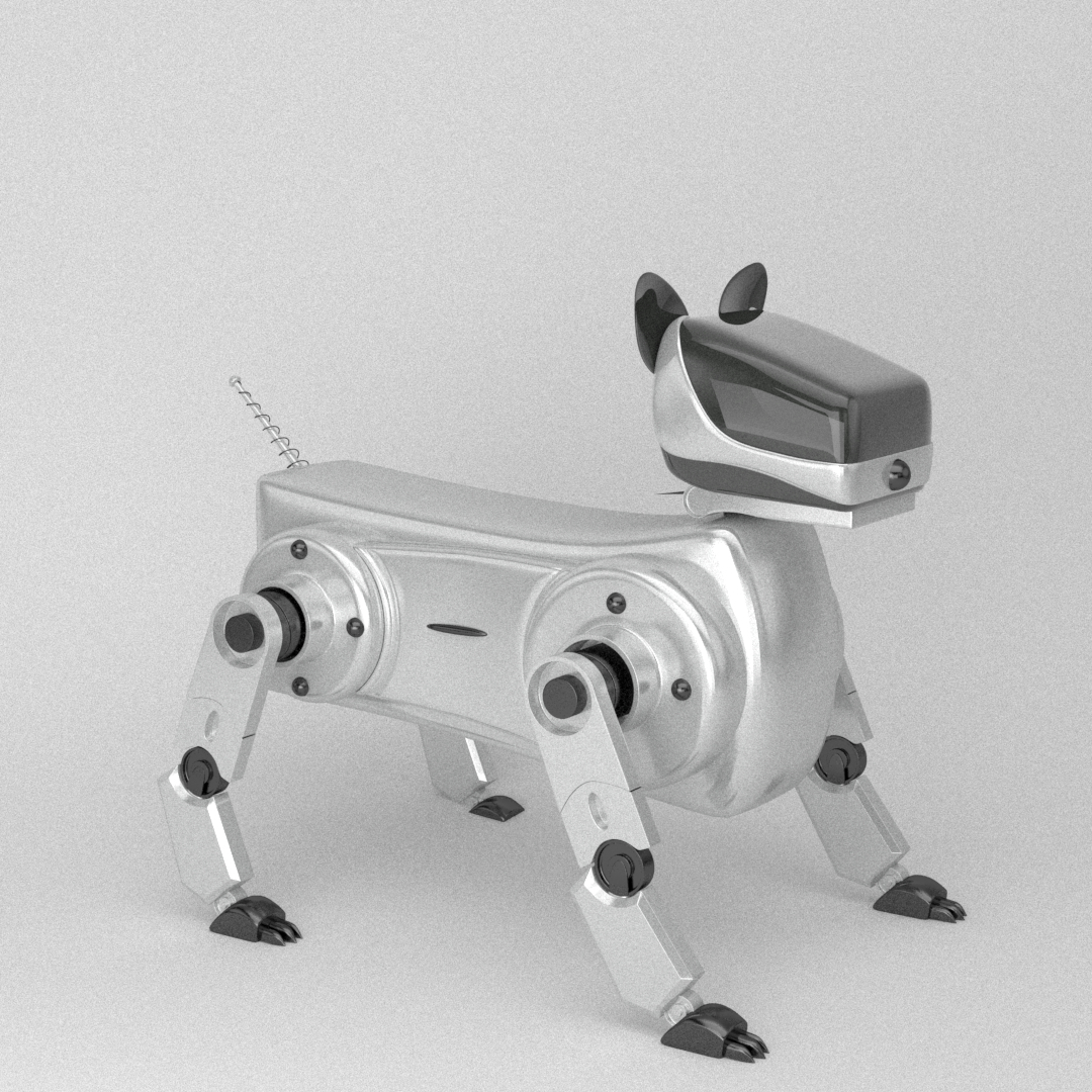 Dog Robot 3d Model