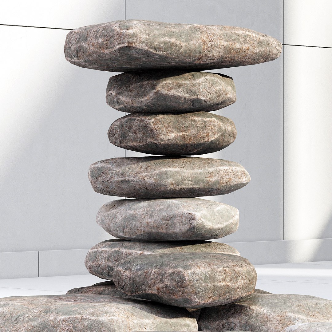 Stone rock model - TurboSquid 1481244