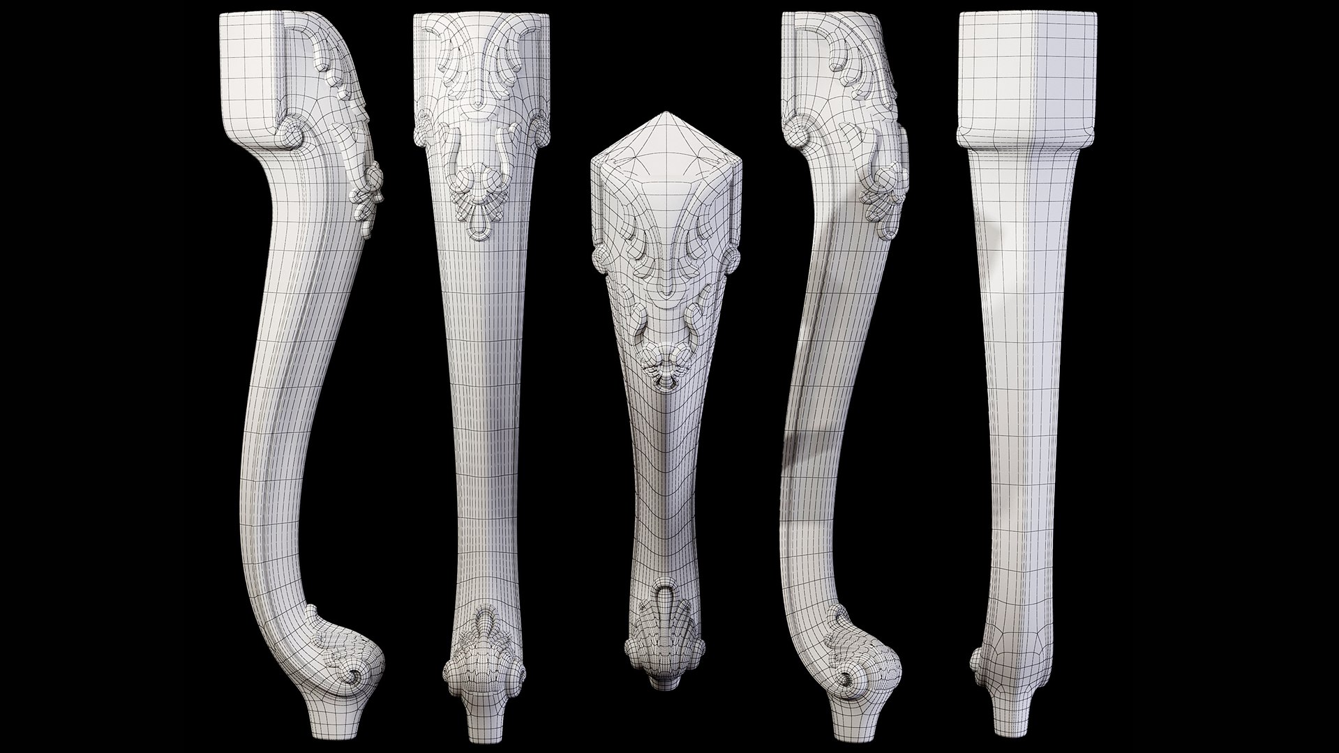 3D Classic Leg 004 - TurboSquid 1732748