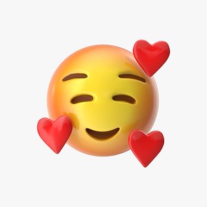 Emoji 15 Smiling Face with 3 Hearts