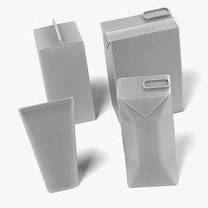 drink boxes 3d model