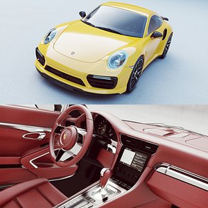 3D Porsche 911 Turbo S model